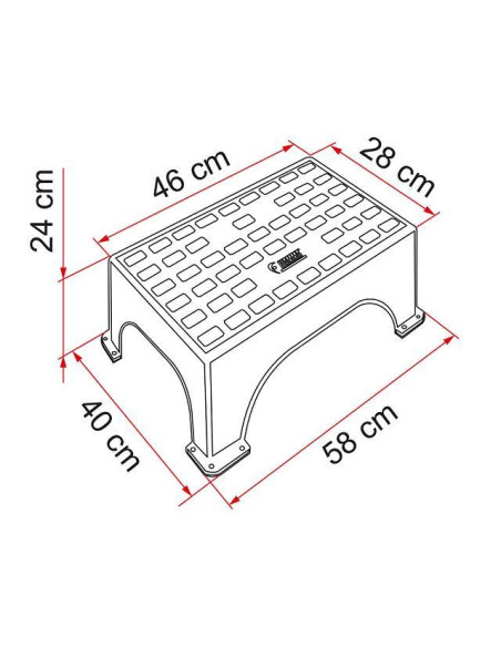 Degrau plastico Step Magnum Fiamma