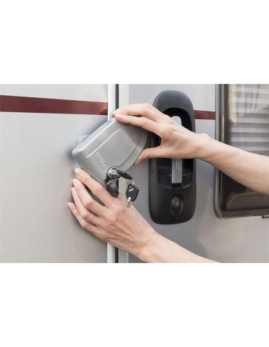 Anti Roubo Safe Door 3 Fechos Cinza