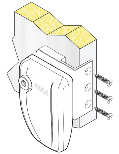 Anti Roubo Safe Door Frame Preto Fiamma