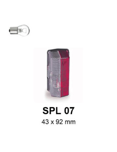 Farolim Lateral Minimos 43x92mm Encaixe Rápido