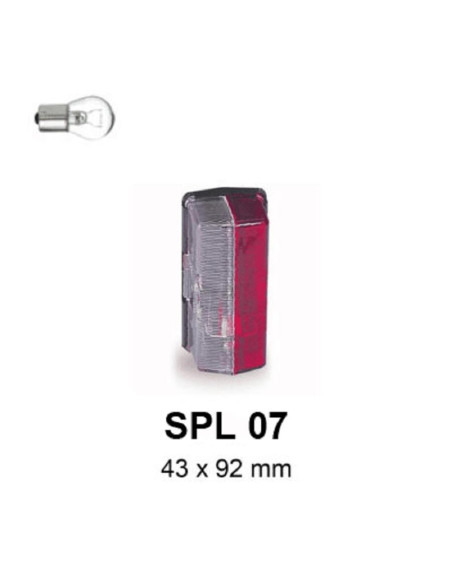 Farolim Lateral Minimos 43x92mm Encaixe Rápido