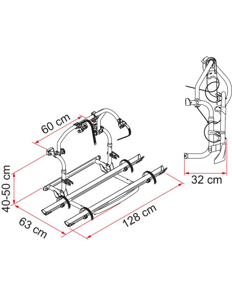Suporte bicicleta Pro C Fiamma