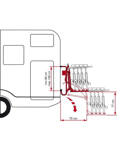 Suporte Bicileta LIFT 77