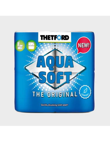 Aqua Soft Papel Higienico 4 unidades