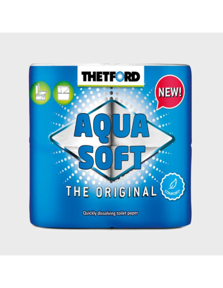 Aqua Soft Papel Higienico 4 unidades