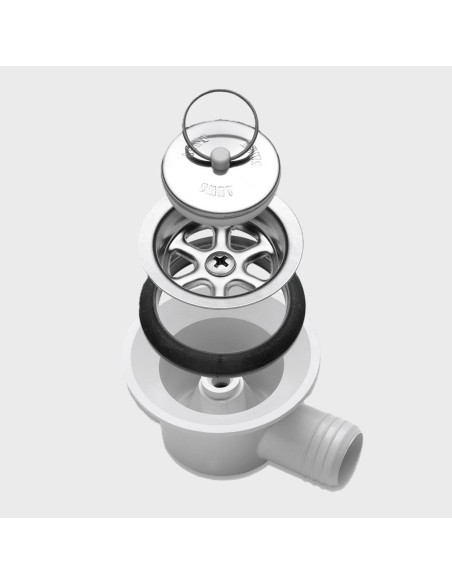 Válvula Descarga àgua Curva 25mm AC530