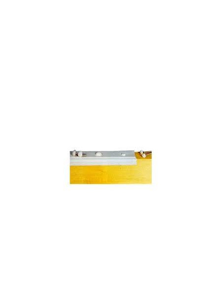 Perfil plastico branco para aro de janela 33mm