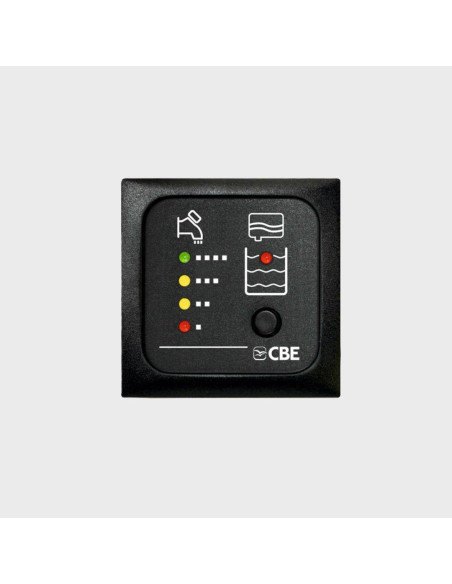 Painel e sondas água limpa e suja cinza CBE MT214