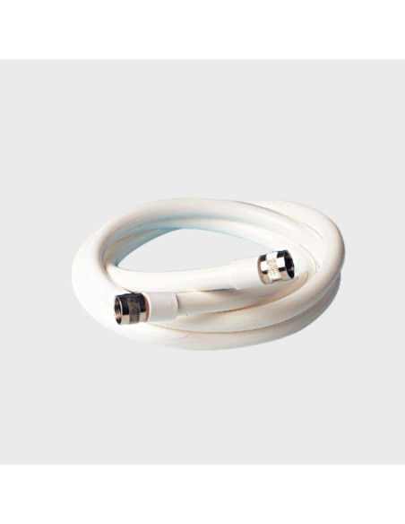 Bicha de chuveiro PVC Branco 3/8 - 3/8 1,5m