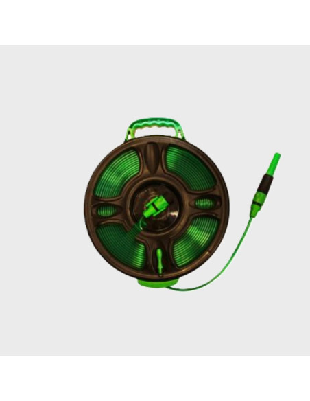 Mangueira de água plana com enrolador 15m