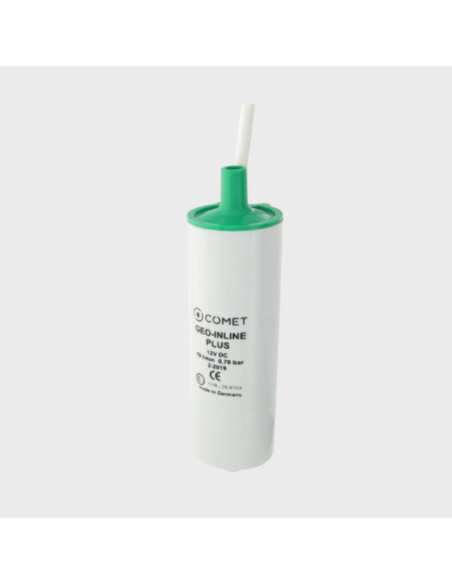 Bomba Água Externa Geo Inline-Plus Comet 12V 19Lts/min