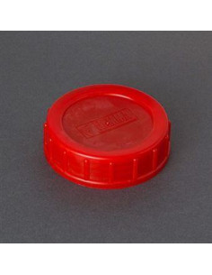 Tampa vermelha para sanita portátil Bi-Pot