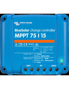 Controlador de carga solar BlueSolar Mppt 75/15 Retail Victron