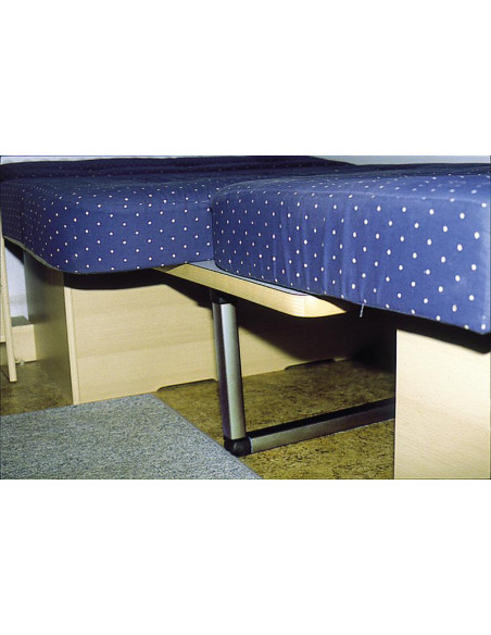 Pé Mesa dobrável 74 cm com dobradiça central