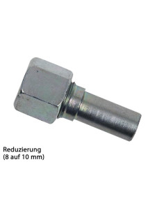 Redução de encaixe para gás 10mm para 8mm