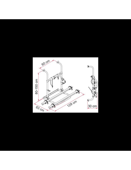 Suporte bicicleta UL Fiamma