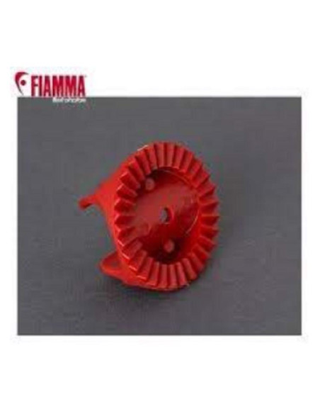 Roda dentada vermelha para suporte de bicicleta Fiamma