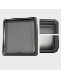 Janela lateral cinza Polyplastic 1450x600