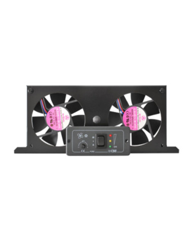 Ventilador duplo automatico cinza para frigorifico 12v