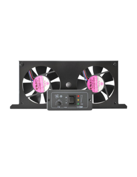Ventilador duplo automatico cinza para frigorifico 12v