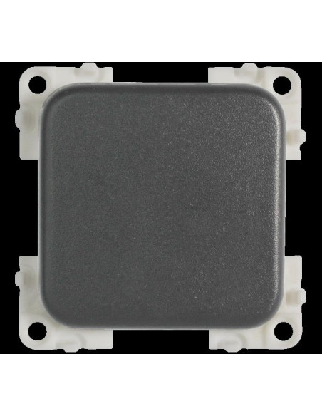 Interruptor Simples Cinza