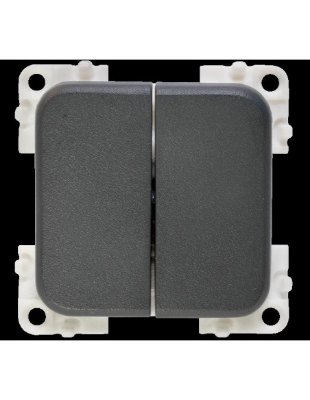 Interruptor Duplo Castanho