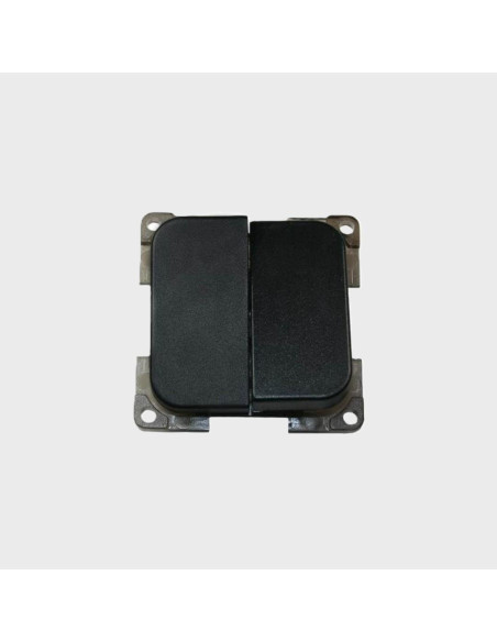 Interruptor duplo preto