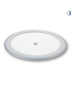 Aplique de tecto redondo cromado LED 12V, 217 mm