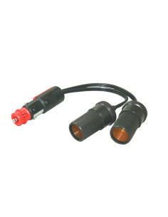 Adaptador duplo grande para ficha de isqueiro universal 12v