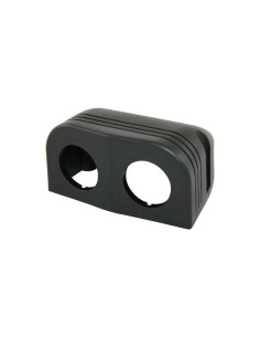 Suporte duplo para tomadas redondas