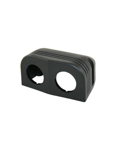 Suporte duplo para tomadas redondas