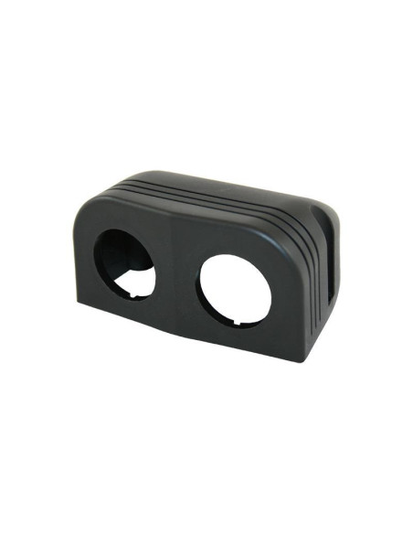 Suporte duplo para tomadas redondas