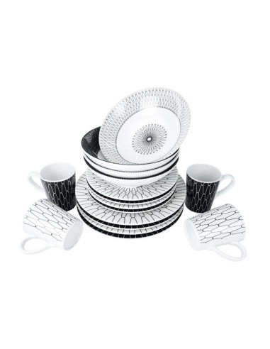 Conjunto 16 Peças de Louça em melamina