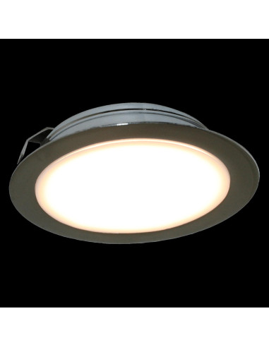 Aplique LED de encastrar cromado 65mm 120 lm 4000K