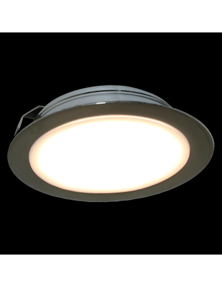 Aplique LED de encastrar cromado 65mm 120 lm 4000K