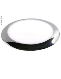 Aplique LED redondo cromado 12V 5.5W para teto