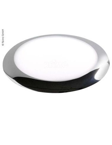 Aplique redondo led cromado p/tecto 12V / 5.5W
