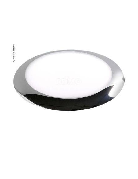 Aplique redondo led cromado p/tecto 12V / 5.5W