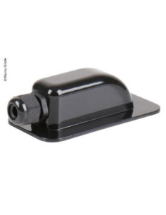 Passa fios simples para painel solar preto