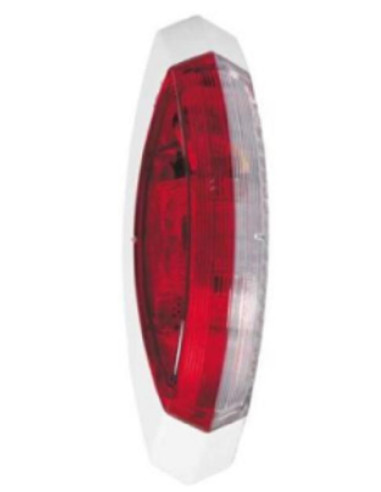 Farolim Lateral Esquerdo oval Hella base branca