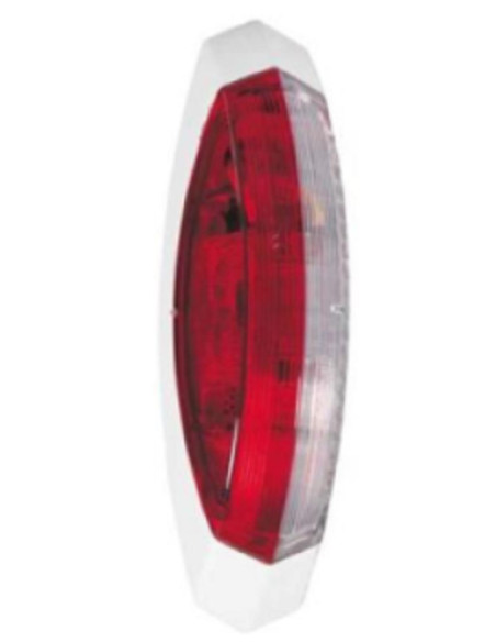 Farolim Lateral Esquerdo oval Hella base branca