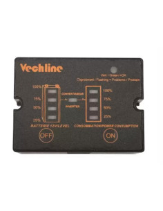 CONVERSOR 2000 WATT 12/230V ONDA PURA VECHLINE 2