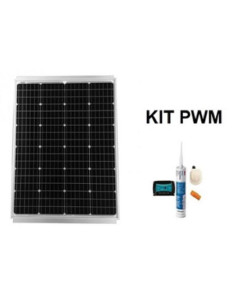 Kit Painel Solar Monocristalino 140W com PWM