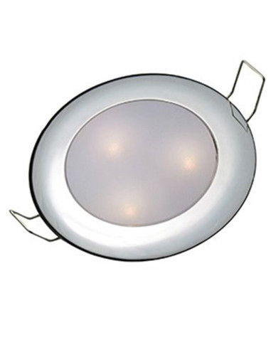 Aplique Led 12v 3 Leds Redondo Cromado