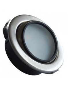 Aplique 3 leds 12V orientavél Niquel