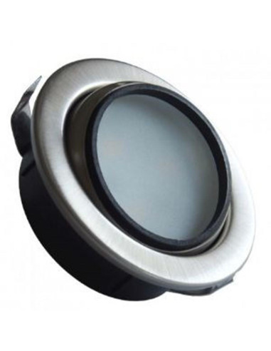 Aplique 3 leds 12V orientavél Niquel