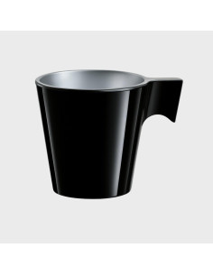 Chavena café com pires Preta