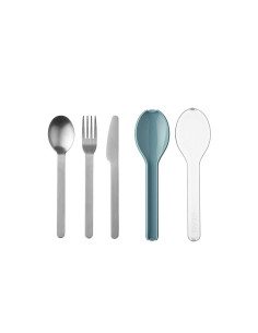 Conjunto de talheres Ellipse 3 peças verde nórdico