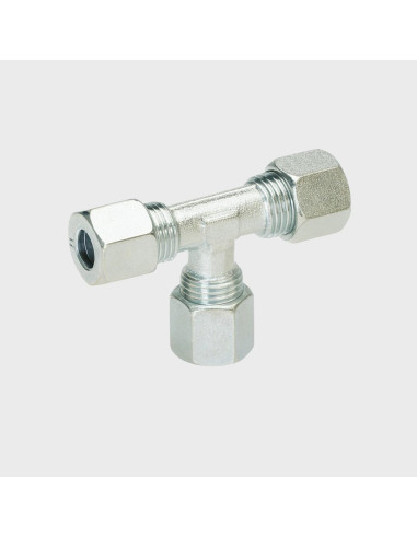 União de gás em T com bicone 8x8x8