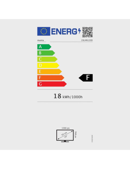 Televisão 12V Manta 19" HD